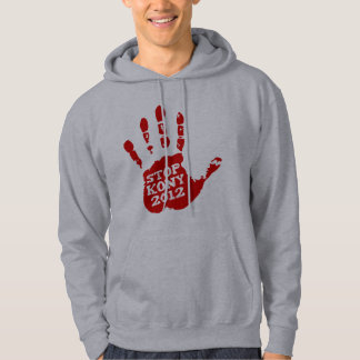 Kony 2012 Red Handprint Stop Joseph Kony Hoodie
