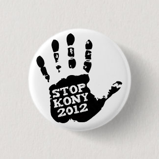 Kony 2012 Stop Joseph Kony Hand 3 Cm Round Badge