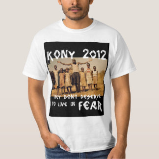 KONY 2012 - Stop the Fear Blk T-Shirt