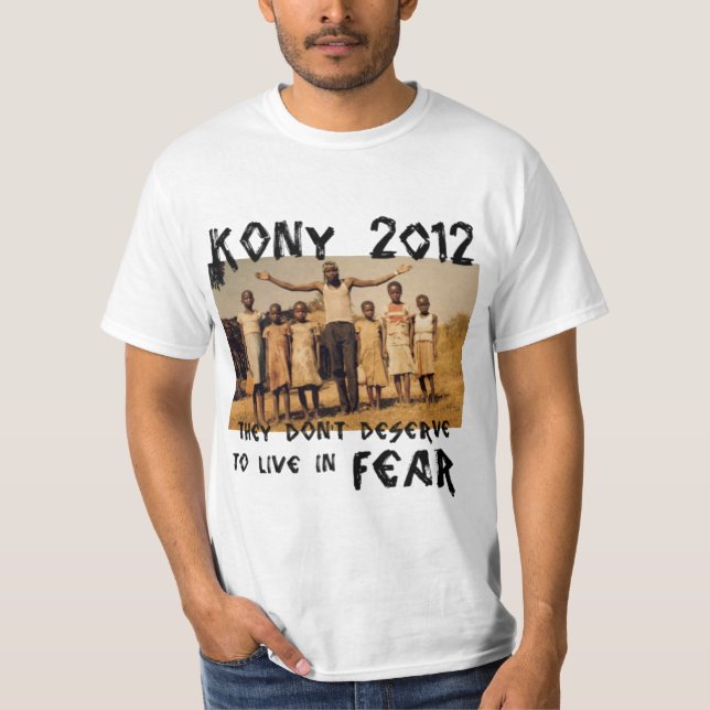 KONY 2012 - Stop the Fear T-Shirt (Front)