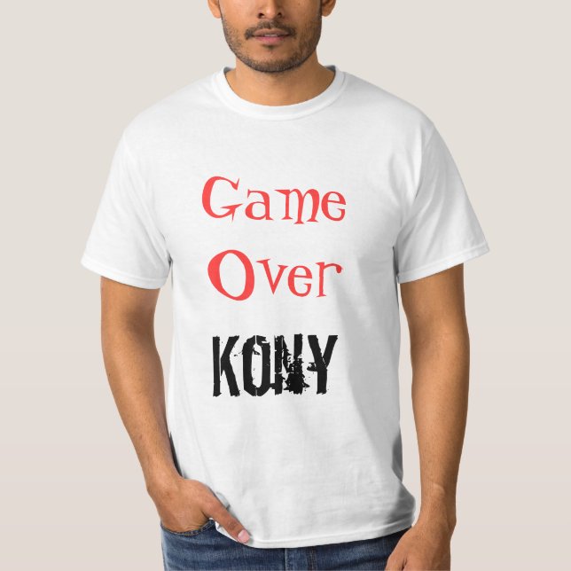Kony Game Over Kony T-shirt (Front)