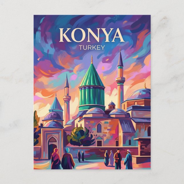 Konya Turkey Postcard (Front)