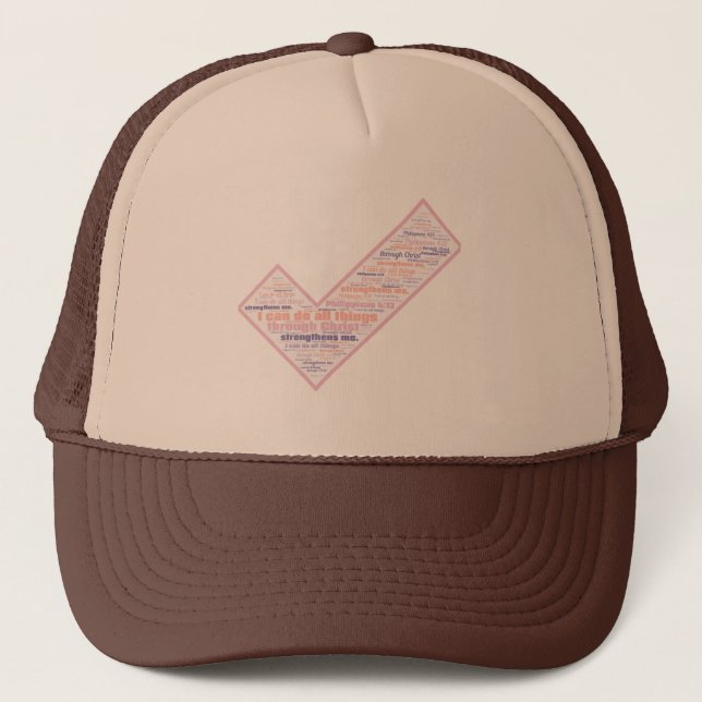 Konymoi "I can do all things" Trucker Hat (Front)