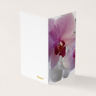 Konymoi "Orchid Bloom" Greeting Cards, Blank Cards