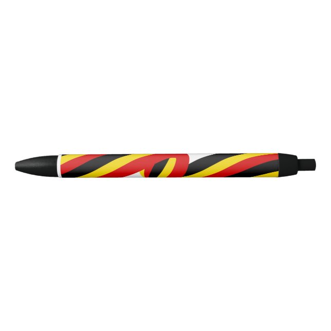Konymoi "Ugandan colours: Black-Yellow-Red" Pen (Front)