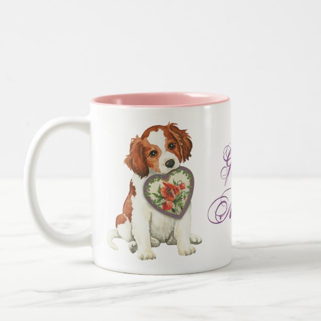 Kooiker Heart Mum Two-Tone Coffee Mug (Left)