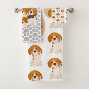 Kooikerhondje Dog Lovers   Bath Towel Set