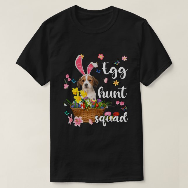 Kooikerhondje Happy Easter Day Easter Colourful Eg T-Shirt (Design Front)