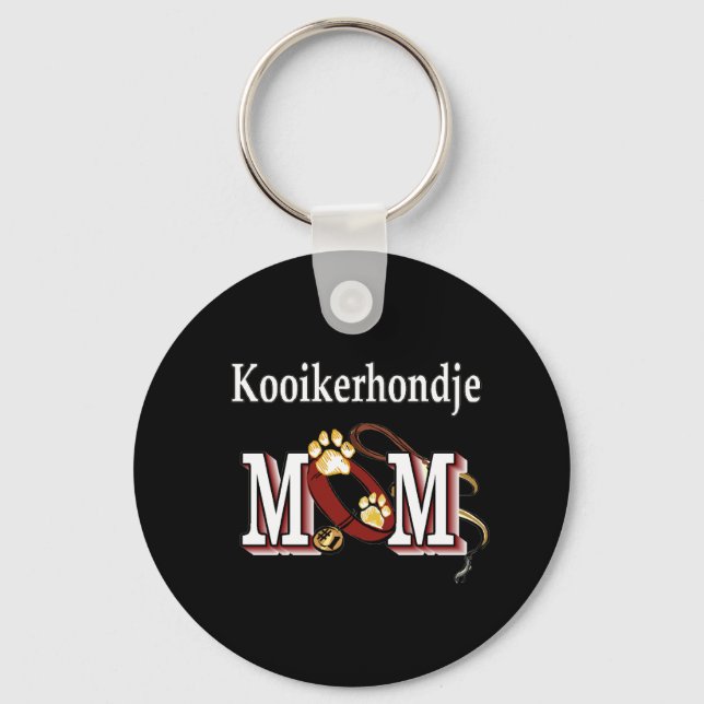 kooikerhondje mum Keychain (Front)