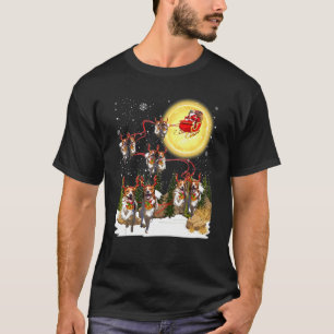 Kooikerhondje Sleigh Christmas Decoration Santa Cl T-Shirt