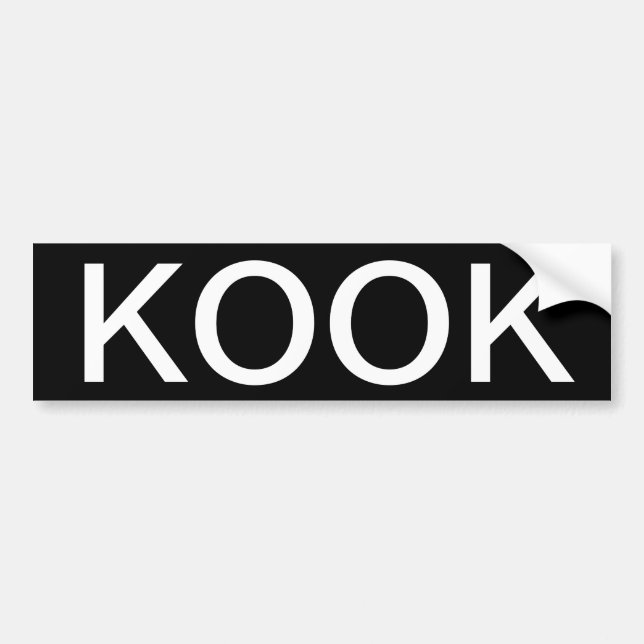 KOOK BUMPER STICKER (Front)