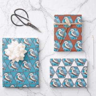 Kookaburra Bird  Wrapping Paper Sheet