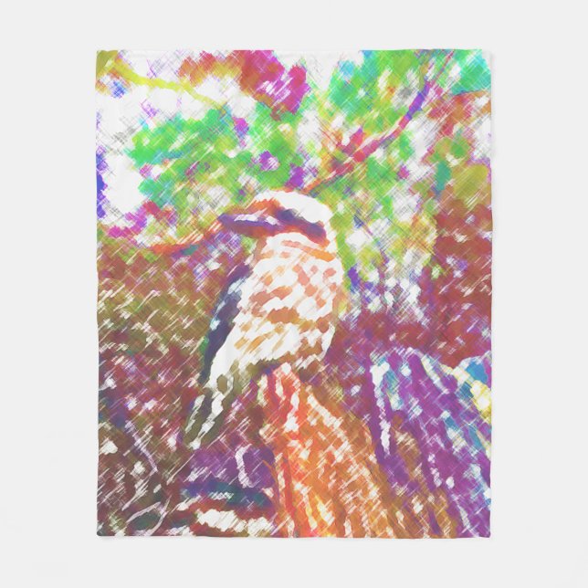 Kookaburra Fleece Blanket (Front)