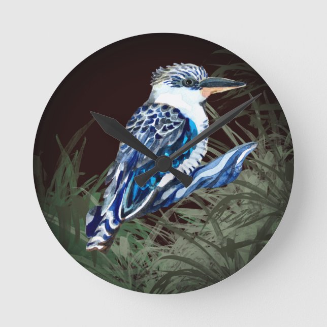Kookaburra Round Clock (Front)