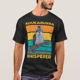 Kookaburra Whisperer Retro Vintage Bird Animal 3 T-Shirt