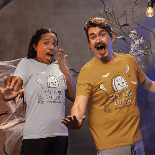 Kooky, Spooky, and Adorable Halloween Character T-Shirt