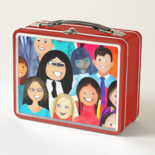 Kool Kids Metal Lunch Box