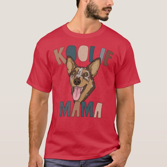 Koolie Mama Cute Retro boy T-Shirt (Front)