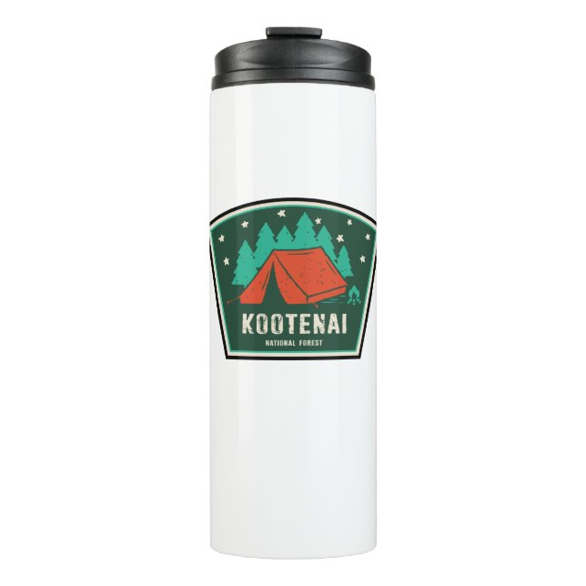 Kootenai National Forest Camping Thermal Tumbler (Front)