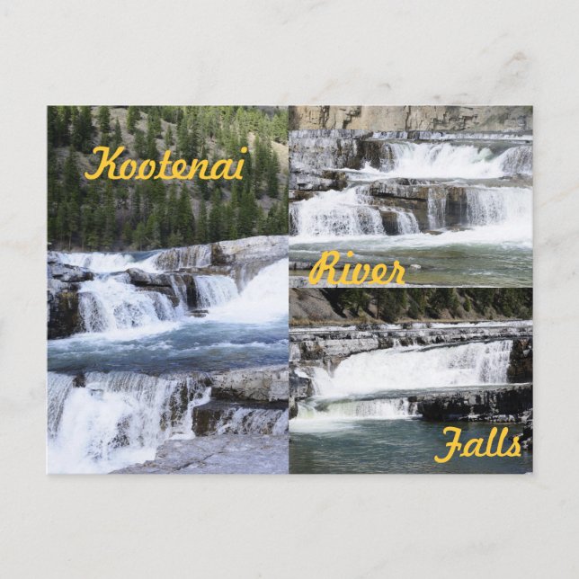 Kootenai River Falls, Montana! Postcard (Front)