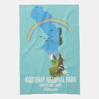 Kootenay, Kootenay National Park Canada Tea Towel
