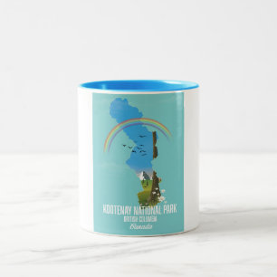 Kootenay, Kootenay National Park Canada Two-Tone Coffee Mug