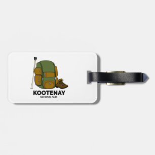 Kootenay National Park Backpack Luggage Tag