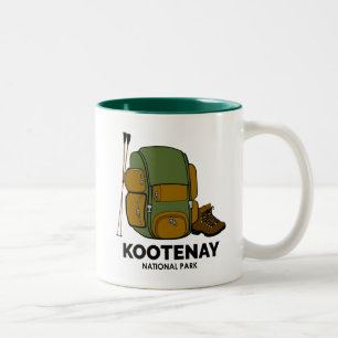 Kootenay National Park Backpack Two-Tone Coffee Mug