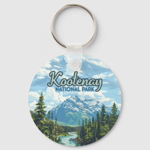 Kootenay National Park Canada British Columbia Key Ring