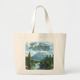 Kootenay National Park Canada British Columbia Large Tote Bag