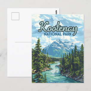 Kootenay National Park Canada British Columbia Postcard