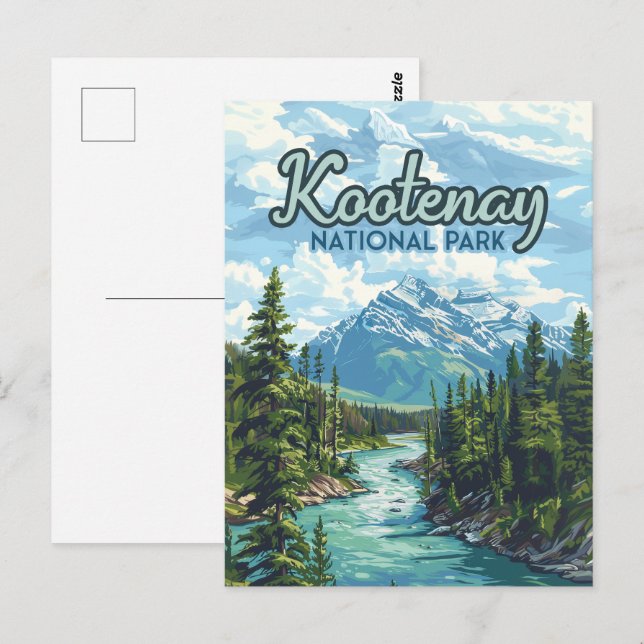 Kootenay National Park Canada British Columbia Postcard (Front/Back)