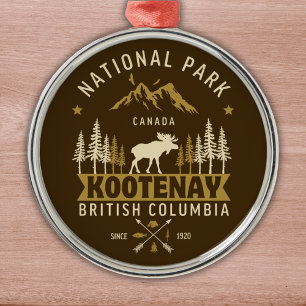 Kootenay National Park Canada  Metal Tree Decoration