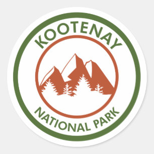 Kootenay National Park Classic Round Sticker