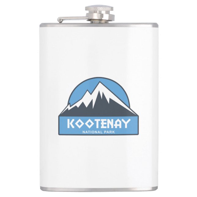 Kootenay National Park Hip Flask (Front)