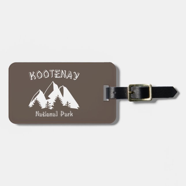 Kootenay National Park Luggage Tag (Front Horizontal)