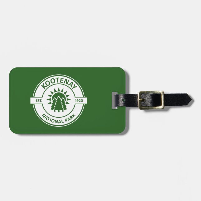 Kootenay National Park Luggage Tag (Front Horizontal)