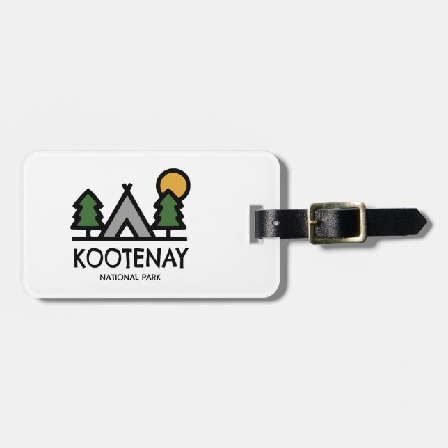 Kootenay National Park Luggage Tag (Front Horizontal)