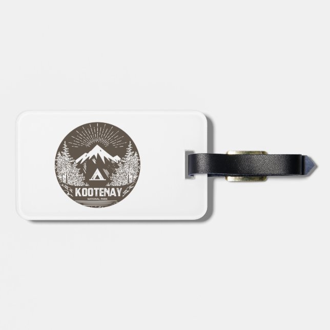 Kootenay National Park Luggage Tag (Back Horizontal)