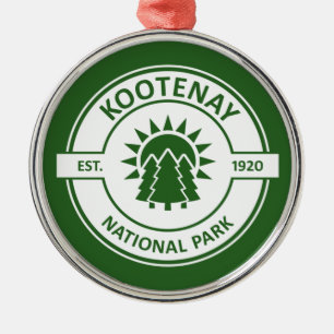 Kootenay National Park Metal Tree Decoration