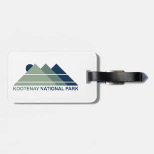 Kootenay National Park Mountain Sun Luggage Tag