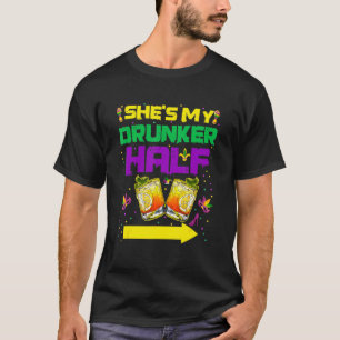 Kopie Von She's My Drunker Half Matching Couple Gi T-Shirt