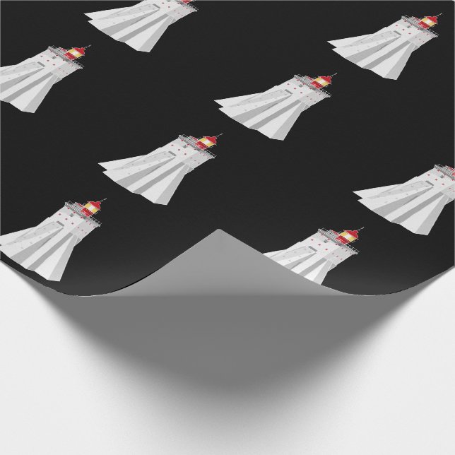 Kopu Lighthouse Wrapping Paper (Corner)