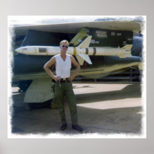 Korat AFB Thailand 1968  F-105 Print