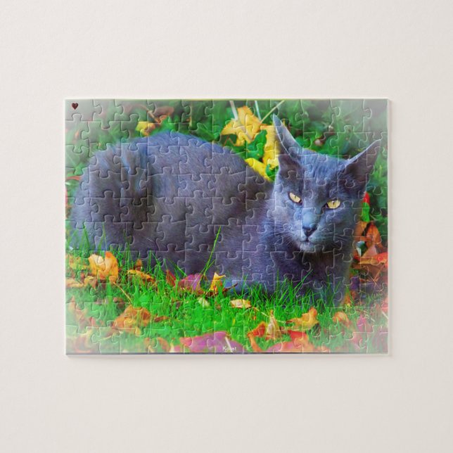 Korat Cat Jigsaw Puzzle (Horizontal)
