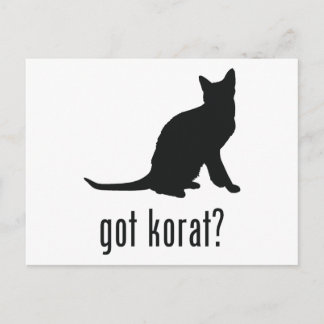 Korat Cat Postcard