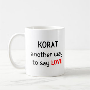 korat love coffee mug
