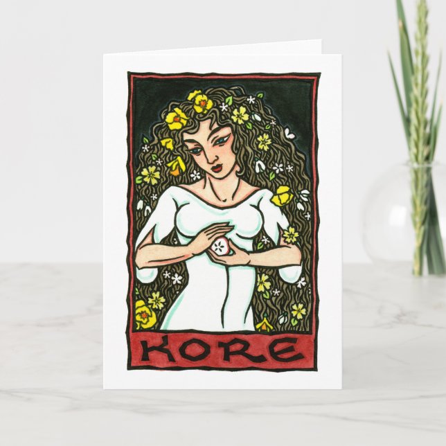 Kore Greeting Card (Front)