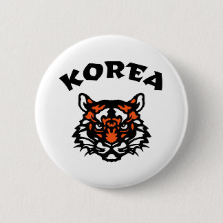 Korea 6 Cm Round Badge