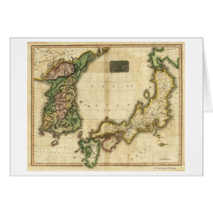 Korea and JapanPanoramic MapKorea and Japan